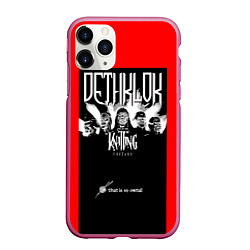 Чехол iPhone 11 Pro матовый Dethklok: Knitting factory