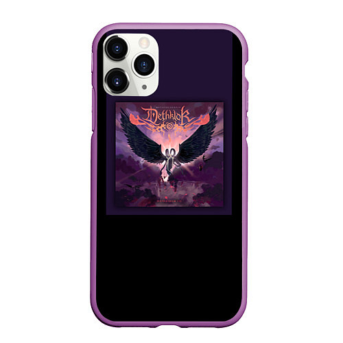 Чехол iPhone 11 Pro матовый Dethklok: Angel / 3D-Фиолетовый – фото 1