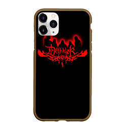 Чехол iPhone 11 Pro матовый Dethklok, цвет: 3D-коричневый