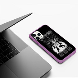 Чехол iPhone 11 Pro матовый Wolves in the Throne Room, цвет: 3D-фиолетовый — фото 2