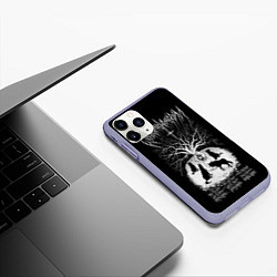 Чехол iPhone 11 Pro матовый Wolves in the Throne Room, цвет: 3D-светло-сиреневый — фото 2