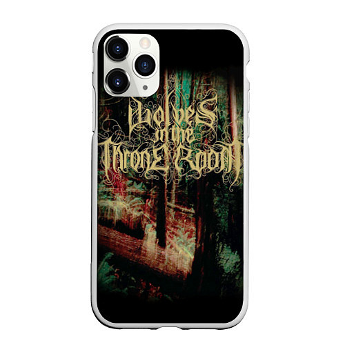 Чехол iPhone 11 Pro матовый Wolves in the Throne Room / 3D-Белый – фото 1