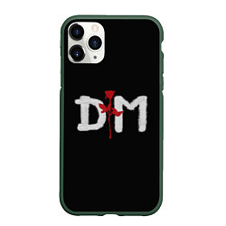 Чехол iPhone 11 Pro матовый DM: Rose, цвет: 3D-темно-зеленый