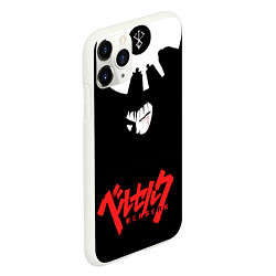 Чехол iPhone 11 Pro матовый Berserk Eyes, цвет: 3D-белый — фото 2