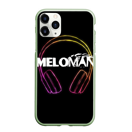 Чехол iPhone 11 Pro матовый Meloman / 3D-Салатовый – фото 1