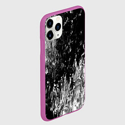 Чехол iPhone 11 Pro матовый GRAY&BLACK, цвет: 3D-фиолетовый — фото 2