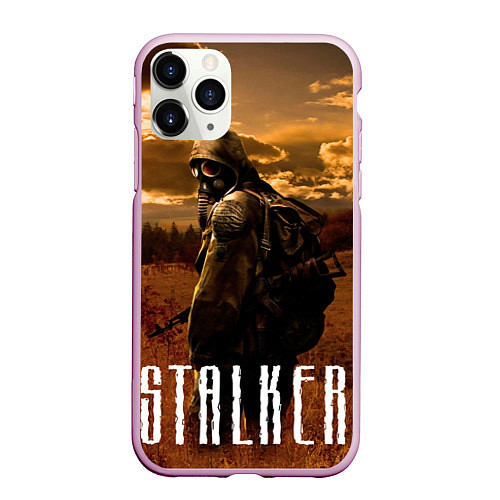 Чехол iPhone 11 Pro матовый STALKER: Radiation / 3D-Розовый – фото 1