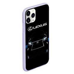 Чехол iPhone 11 Pro матовый Lexus, цвет: 3D-светло-сиреневый — фото 2