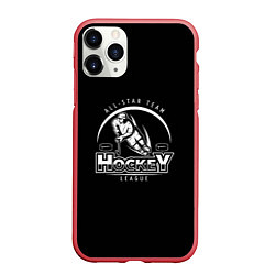 Чехол iPhone 11 Pro матовый Hockey League