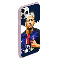 Чехол iPhone 11 Pro матовый Neymar: Fly Emirates, цвет: 3D-розовый — фото 2