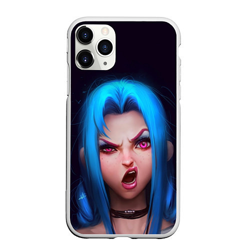 Чехол iPhone 11 Pro матовый Jinx / 3D-Белый – фото 1