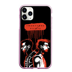 Чехол iPhone 11 Pro матовый Twenty one pilots, цвет: 3D-розовый