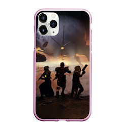 Чехол iPhone 11 Pro матовый Three