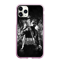 Чехол iPhone 11 Pro матовый Slipknot: Iowa, цвет: 3D-розовый