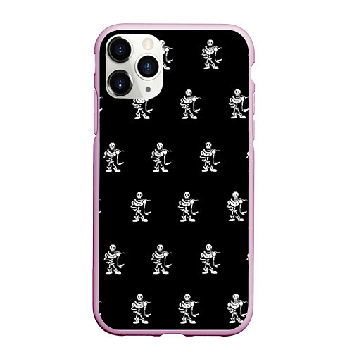 Чехол iPhone 11 Pro матовый Undertale / 3D-Розовый – фото 1