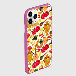 Чехол iPhone 11 Pro матовый Народная кухня, цвет: 3D-фиолетовый — фото 2