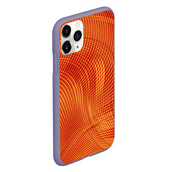 Чехол iPhone 11 Pro матовый Abstract waves, цвет: 3D-серый — фото 2