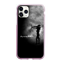 Чехол iPhone 11 Pro матовый Depeche Mode, цвет: 3D-розовый