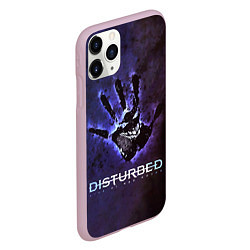 Чехол iPhone 11 Pro матовый Disturbed: Live at red rocks, цвет: 3D-розовый — фото 2