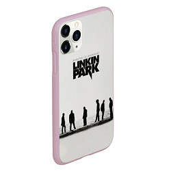 Чехол iPhone 11 Pro матовый Группа Linkin Park, цвет: 3D-розовый — фото 2