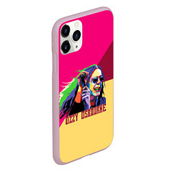 Чехол iPhone 11 Pro матовый Ozzy Osbourne, цвет: 3D-розовый — фото 2