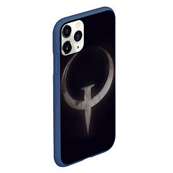 Чехол iPhone 11 Pro матовый Quake champions, цвет: 3D-тёмно-синий — фото 2