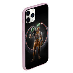 Чехол iPhone 11 Pro матовый Quake Soldier, цвет: 3D-розовый — фото 2