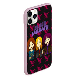 Чехол iPhone 11 Pro матовый Группа Black Sabbath, цвет: 3D-розовый — фото 2