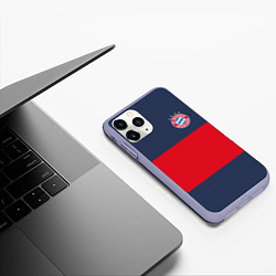 Чехол iPhone 11 Pro матовый Bayern Munchen - Red-Blue FCB 2022 NEW, цвет: 3D-светло-сиреневый — фото 2