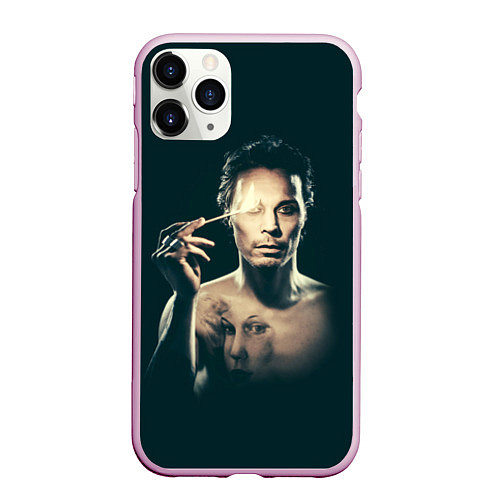 Чехол iPhone 11 Pro матовый HIM / 3D-Розовый – фото 1