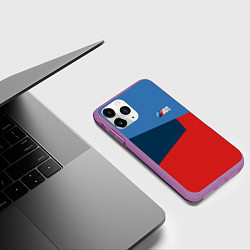 Чехол iPhone 11 Pro матовый Бмв Bmw 2018 №2, цвет: 3D-фиолетовый — фото 2