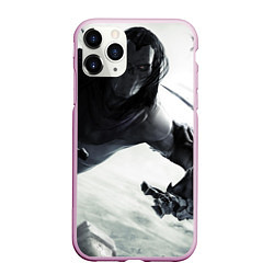 Чехол iPhone 11 Pro матовый Darksiders, цвет: 3D-розовый