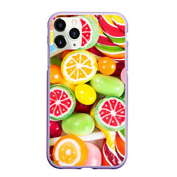 Чехол iPhone 11 Pro матовый Candy Summer, цвет: 3D-светло-сиреневый