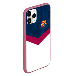 Чехол iPhone 11 Pro матовый Barcelona FC: Sport, цвет: 3D-малиновый — фото 2