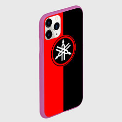Чехол iPhone 11 Pro матовый Yamaha, цвет: 3D-фиолетовый — фото 2