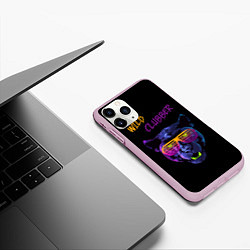 Чехол iPhone 11 Pro матовый Wild Clubber, цвет: 3D-розовый — фото 2