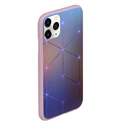 Чехол iPhone 11 Pro матовый НЕЙРОННАЯ СЕТЬ NEURAL NETWORK, цвет: 3D-розовый — фото 2