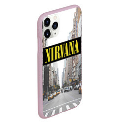 Чехол iPhone 11 Pro матовый Nirvana City, цвет: 3D-розовый — фото 2