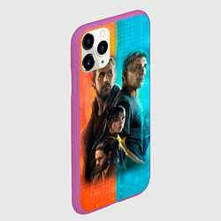 Чехол iPhone 11 Pro матовый Blade Runner Heroes, цвет: 3D-фиолетовый — фото 2