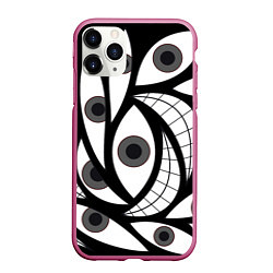 Чехол iPhone 11 Pro матовый Alchemist Eyes, цвет: 3D-малиновый