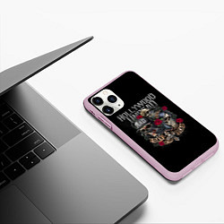 Чехол iPhone 11 Pro матовый Day of the Dead, HU, цвет: 3D-розовый — фото 2