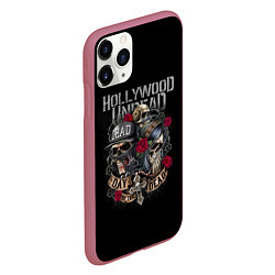 Чехол iPhone 11 Pro матовый Day of the Dead, HU, цвет: 3D-малиновый — фото 2