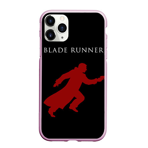 Чехол iPhone 11 Pro матовый Blade Runner / 3D-Розовый – фото 1