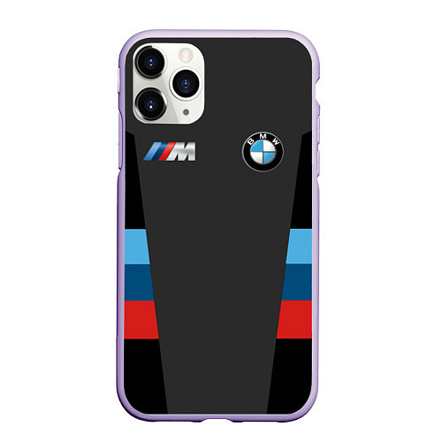 Чехол iPhone 11 Pro матовый BMW 2018 Sport / 3D-Светло-сиреневый – фото 1