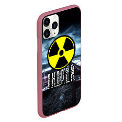 Чехол iPhone 11 Pro матовый S.T.A.L.K.E.R: Андрей, цвет: 3D-малиновый — фото 2