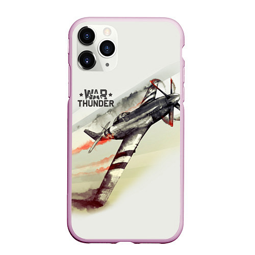 Чехол iPhone 11 Pro матовый War Thunder / 3D-Розовый – фото 1