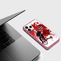 Чехол iPhone 11 Pro матовый Play a game?, цвет: 3D-малиновый — фото 2