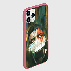 Чехол iPhone 11 Pro матовый Sayonara Boy: Dark side, цвет: 3D-малиновый — фото 2