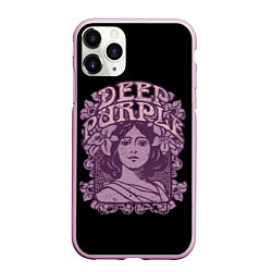 Чехол iPhone 11 Pro матовый Deep Purple, цвет: 3D-розовый