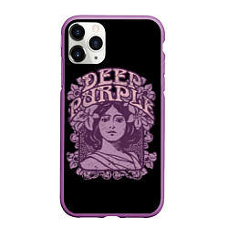 Чехол iPhone 11 Pro матовый Deep Purple